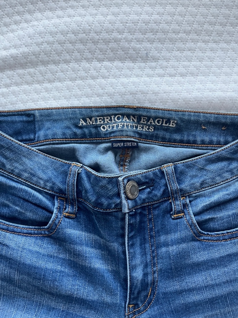 American Eagle Outfitters Blue Stretch Denim Jeans